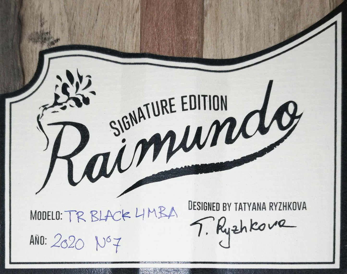 Raimundo - Tatyana Ryzhkova Signature Cedar