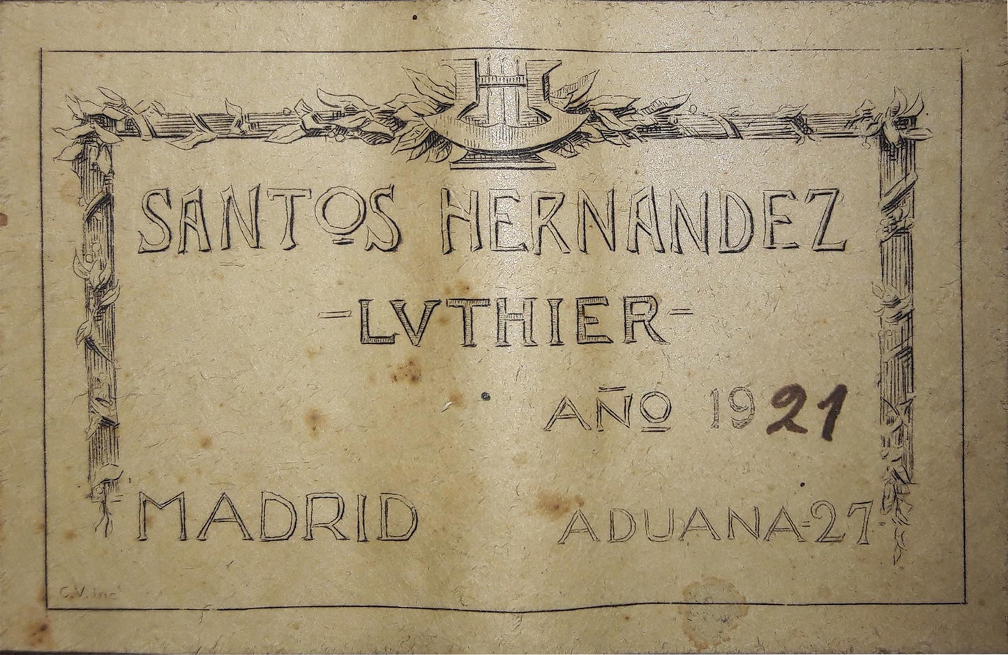 Santos Hernandez - 1921