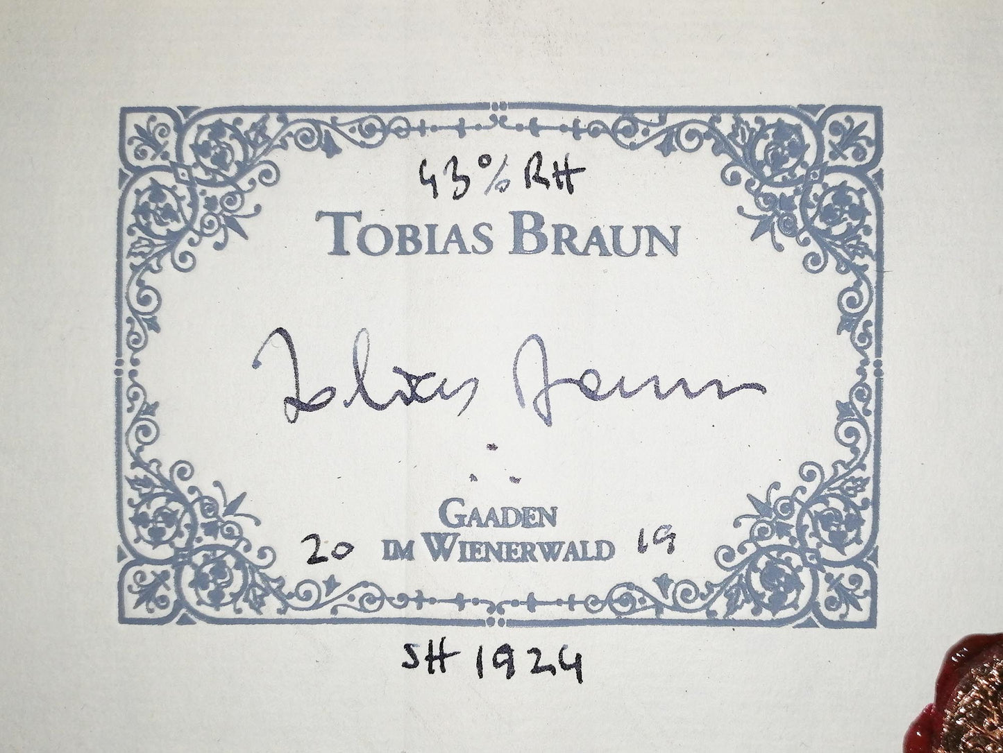 Tobias Braun – 2019 „Santos Hernandez 1924“