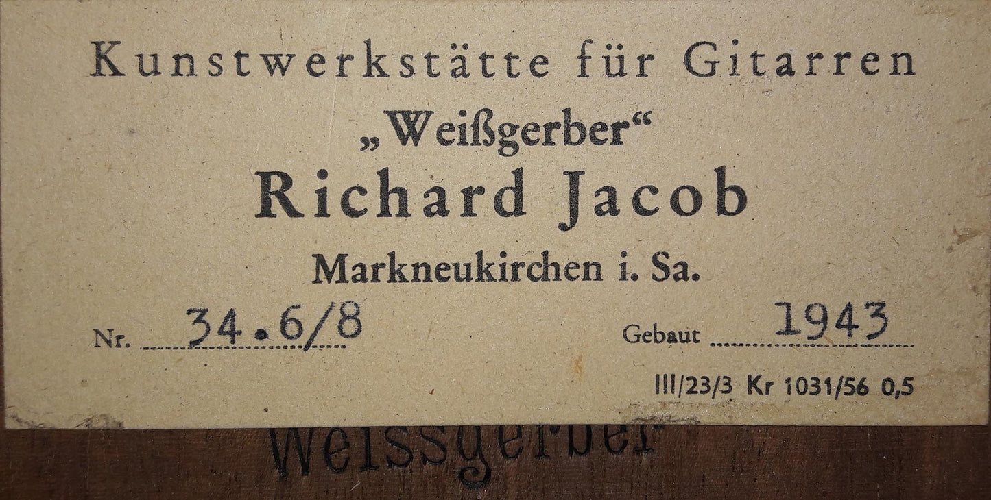 Richard Jacob Weissgerber - 1943
