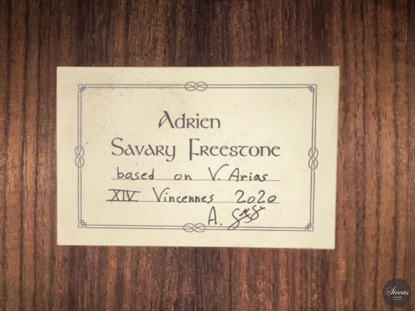 Adrien Savary-Freestone - 2020 Arias
