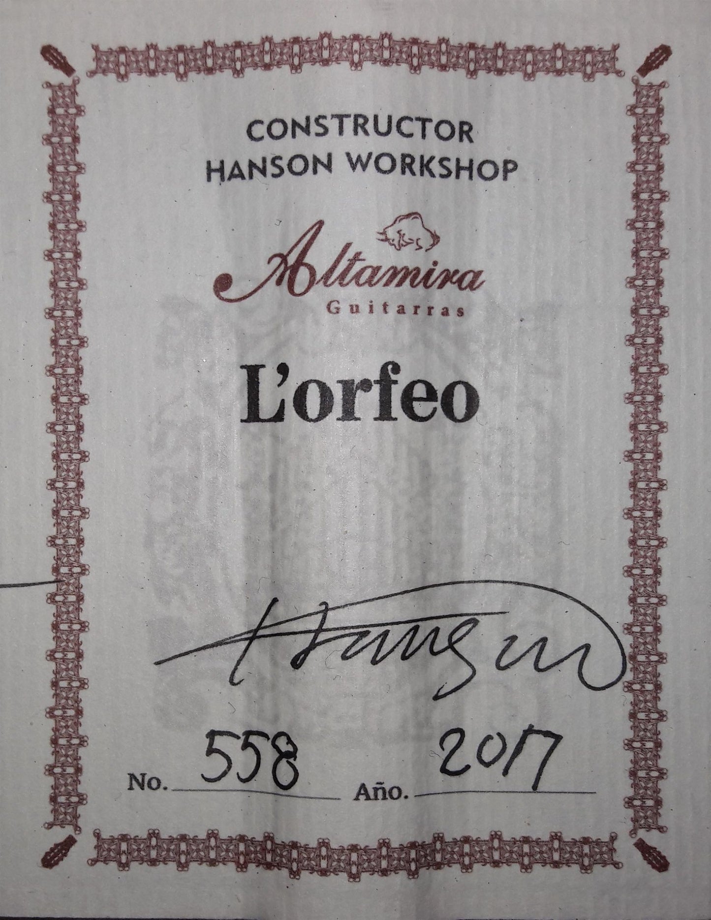Altamira - L'Orfeo