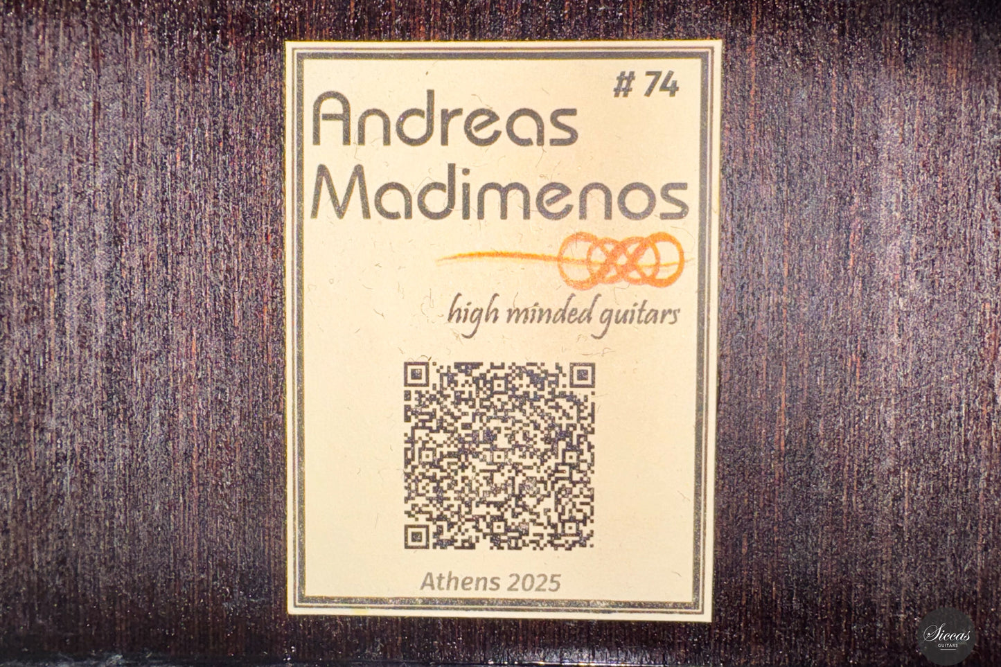Andreas Madimenos - 2025 No. 74