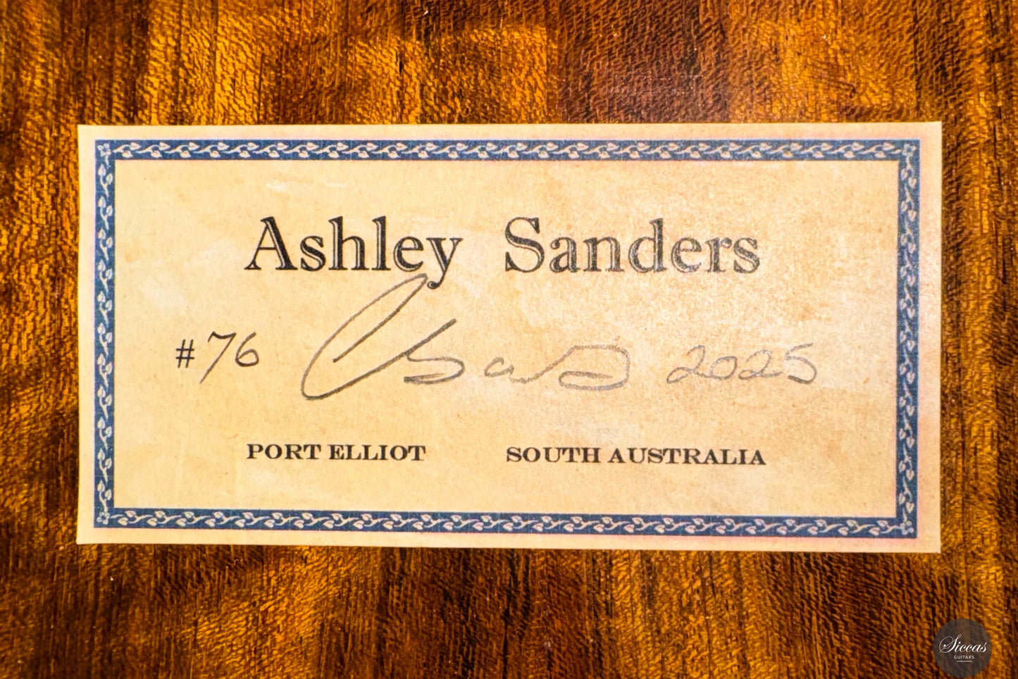Ashley Sanders - 2025 No. 76