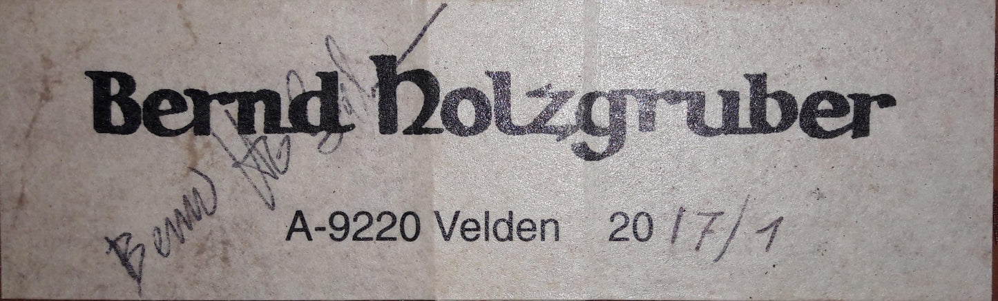 Bernd Holzgruber – 2017