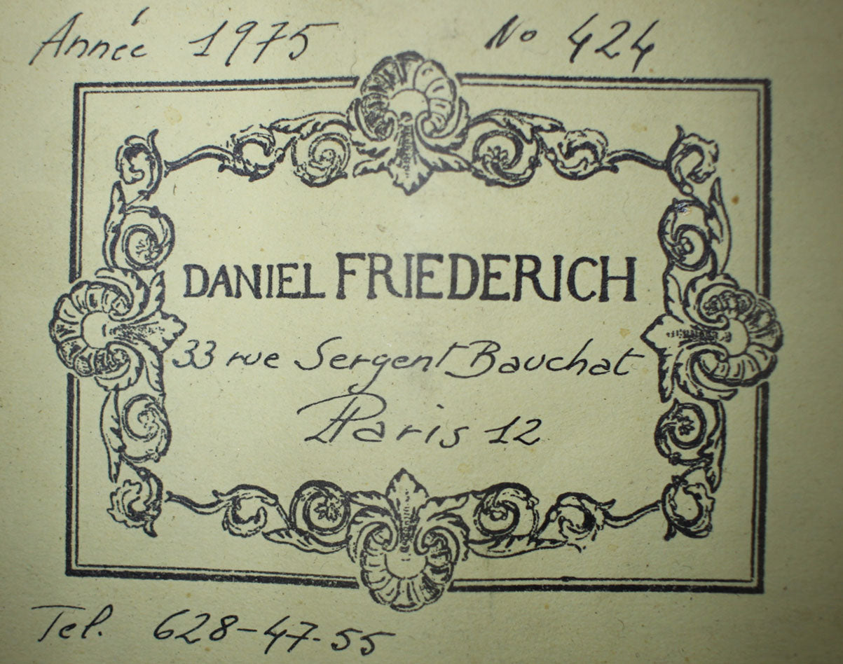 Daniel Friederich - 1975 Ex Ragossnig