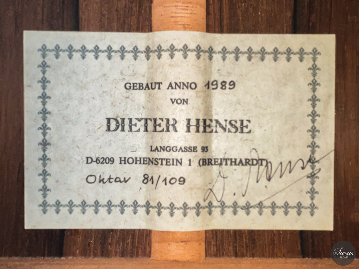 Dieter Hense - 1989 "Oktav " 81/109 39 cm