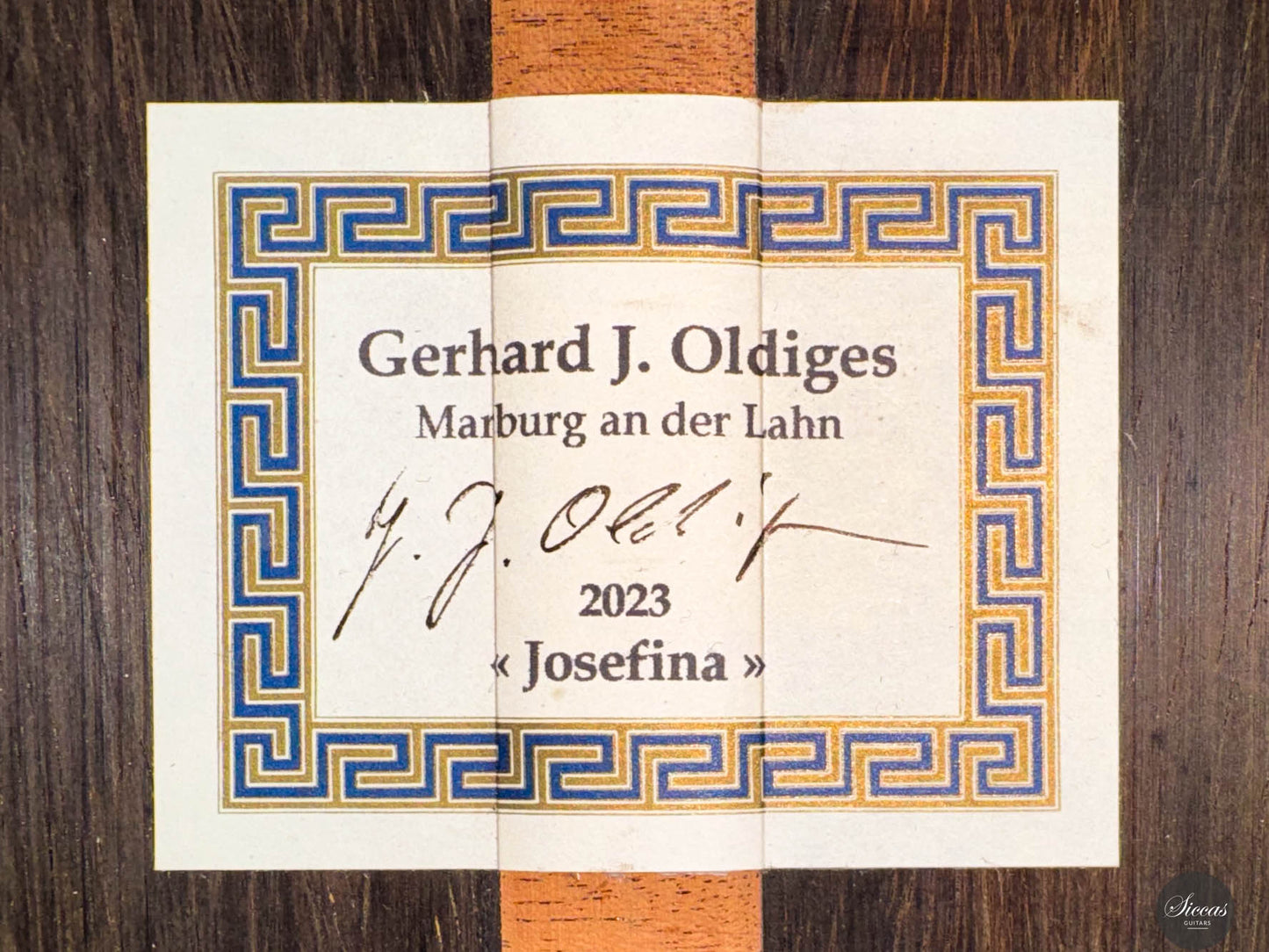 Gerhard Oldiges - 2023 'Josefina'