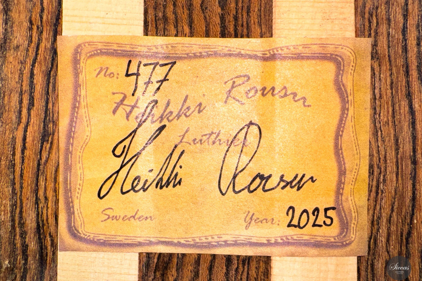 Heikki Rousu - 2025 10-string No. 477
