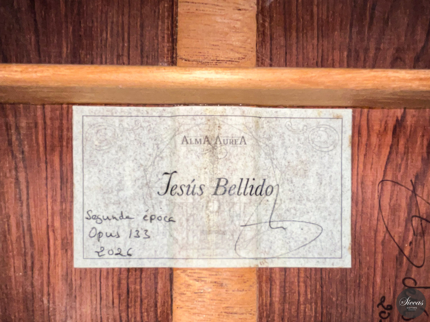 Jesus Bellido - 2026 Opus 133 Alma Aurea