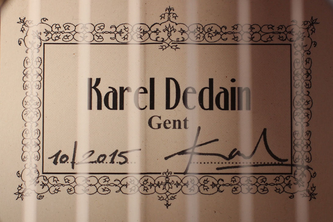 Karel Dedain - Garcia 2015