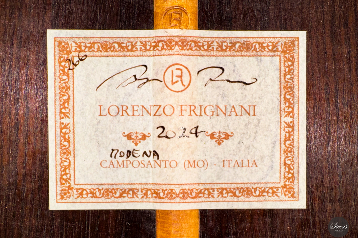 Lorenzo Frignani - 2024 No. 266 Spruce