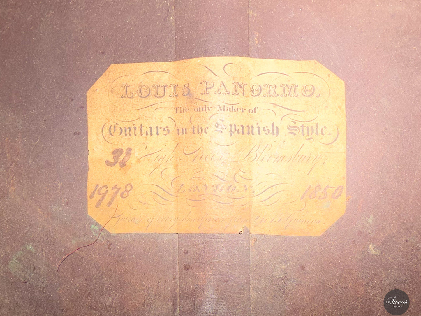 Louis Panormo - 1850 No. 1978 63 cm