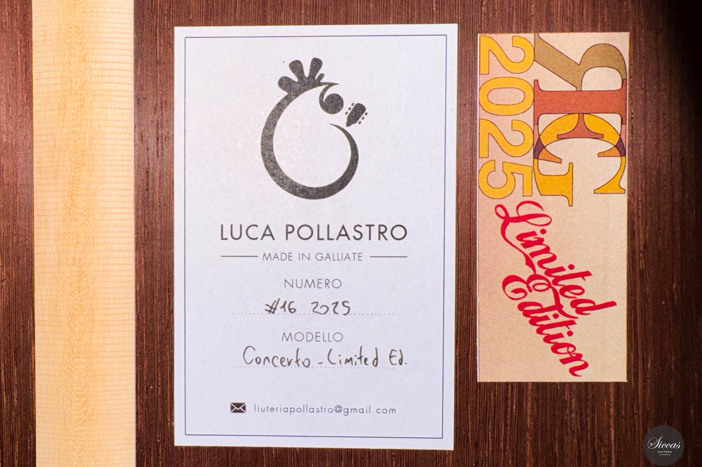 Luca Pollastro - 2025 - REG Limited Edition