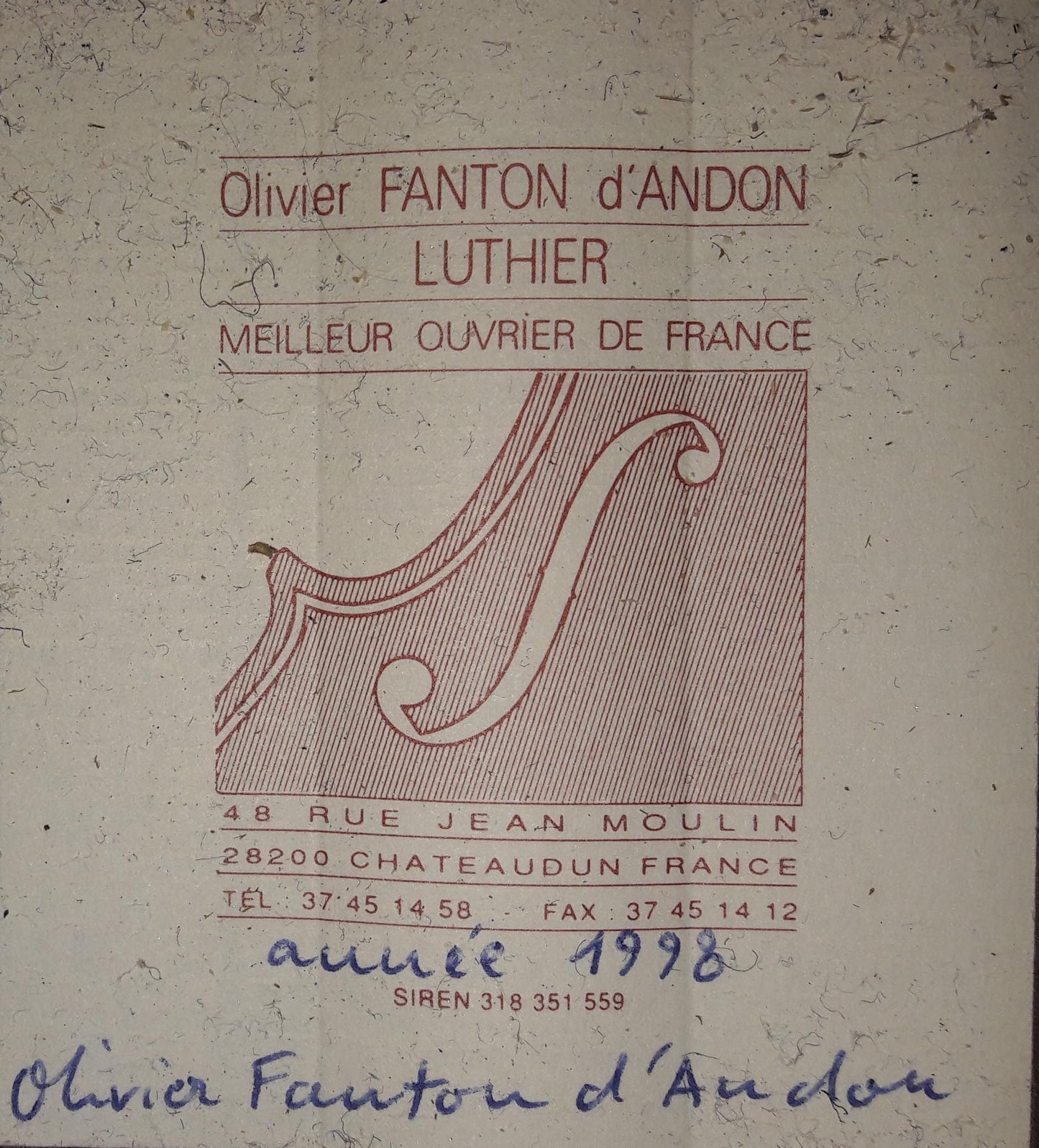 Olivier Fanton d'Andon - 1998