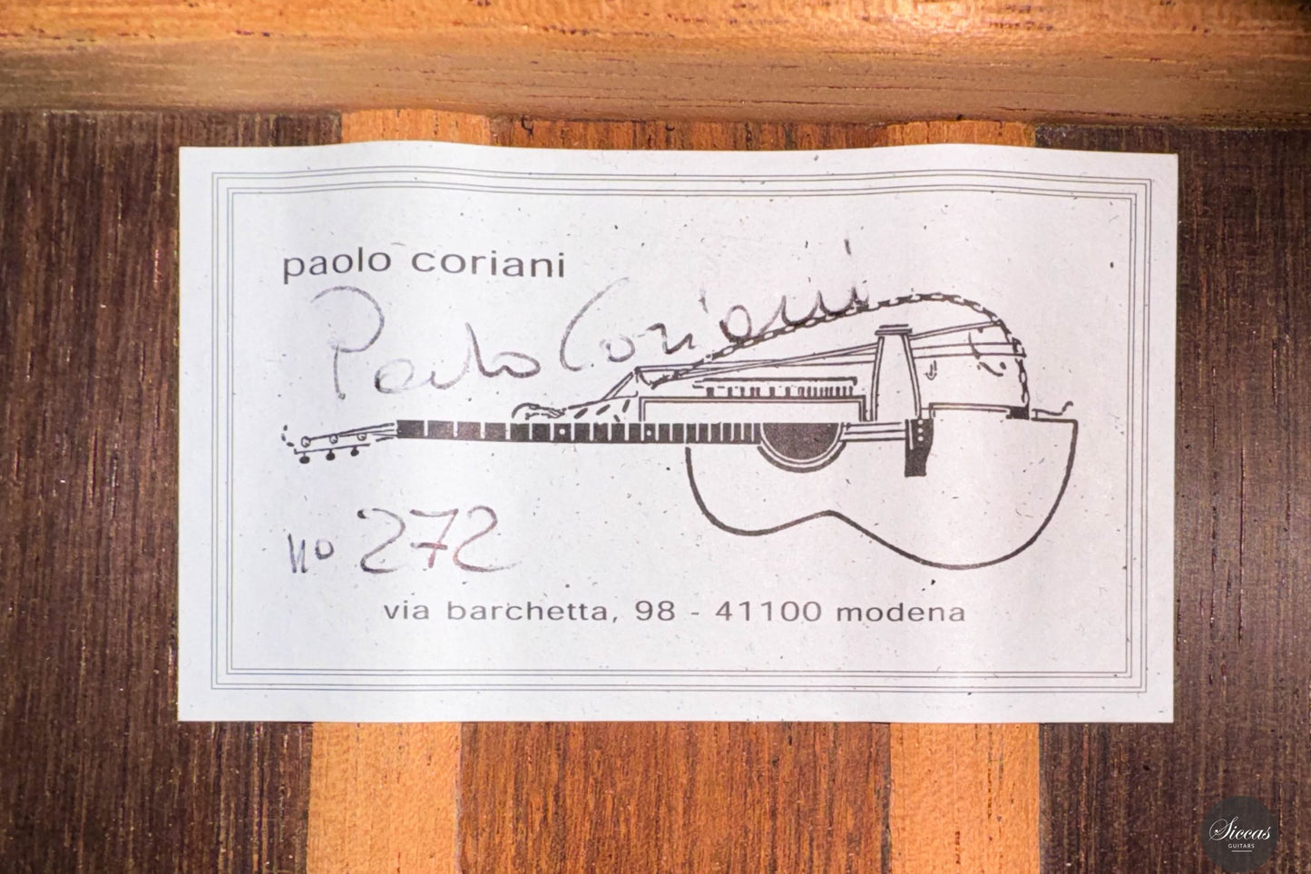 Paolo Coriani - 2025 No. 272 "ON HOLD"