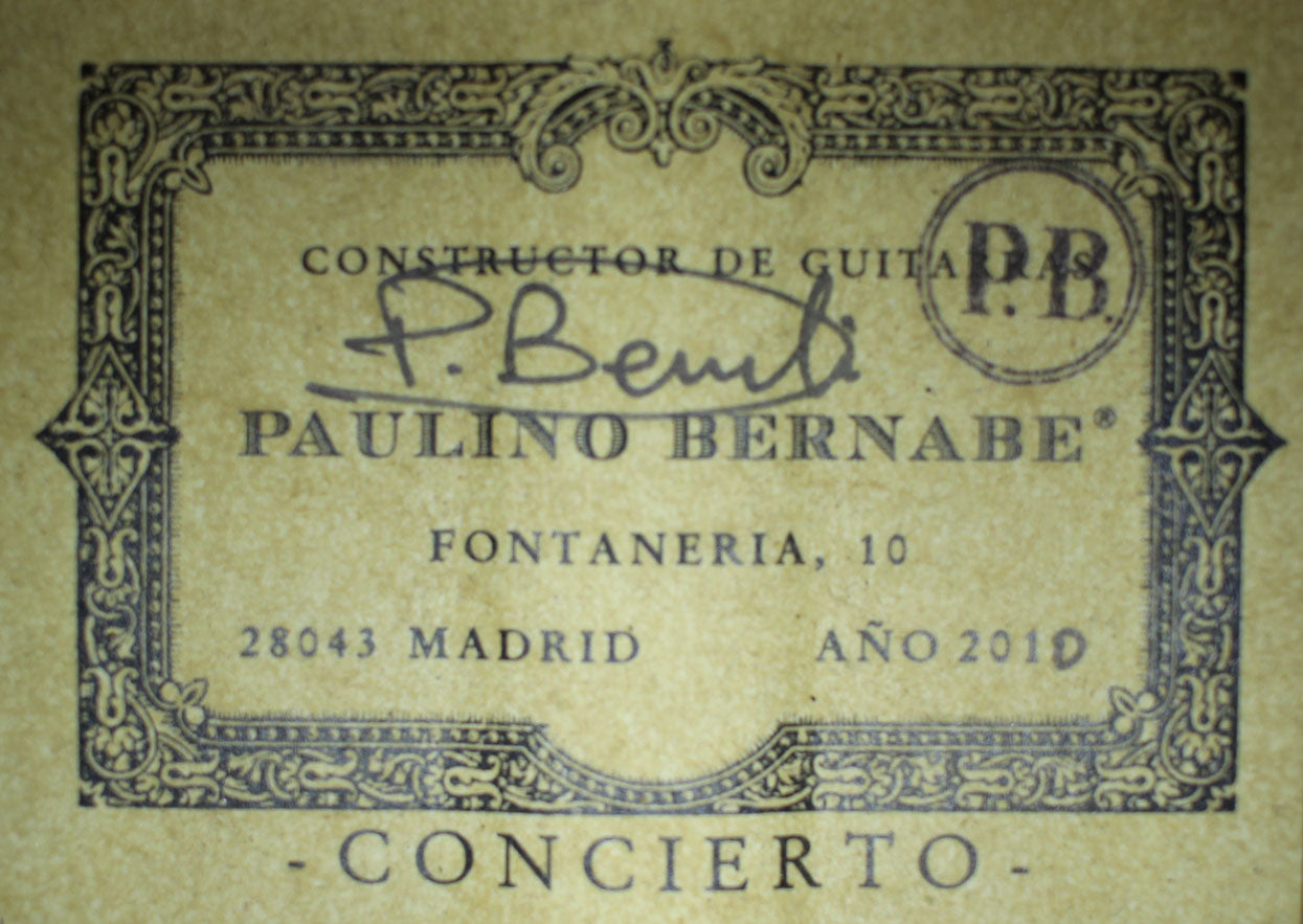 Paulino Bernabé – Concierto 2010
