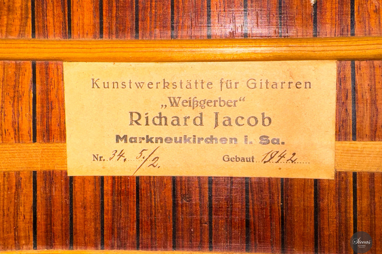 Richard Jacob Weissgerber - 1942 Vihuela