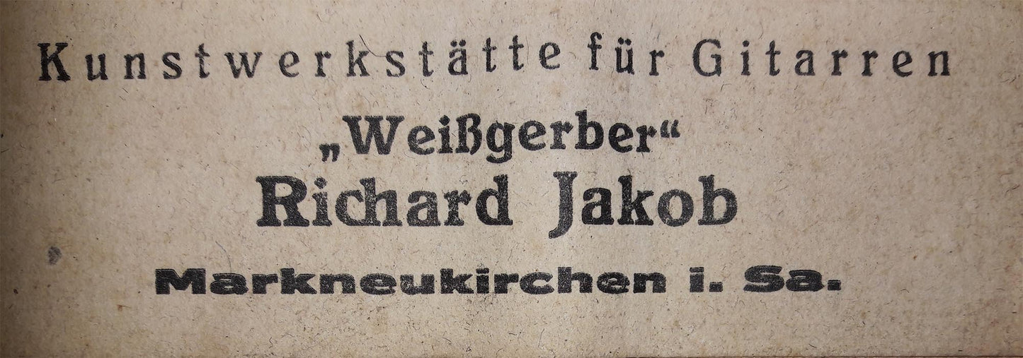 Richard Jacob Weissgerber – 1921