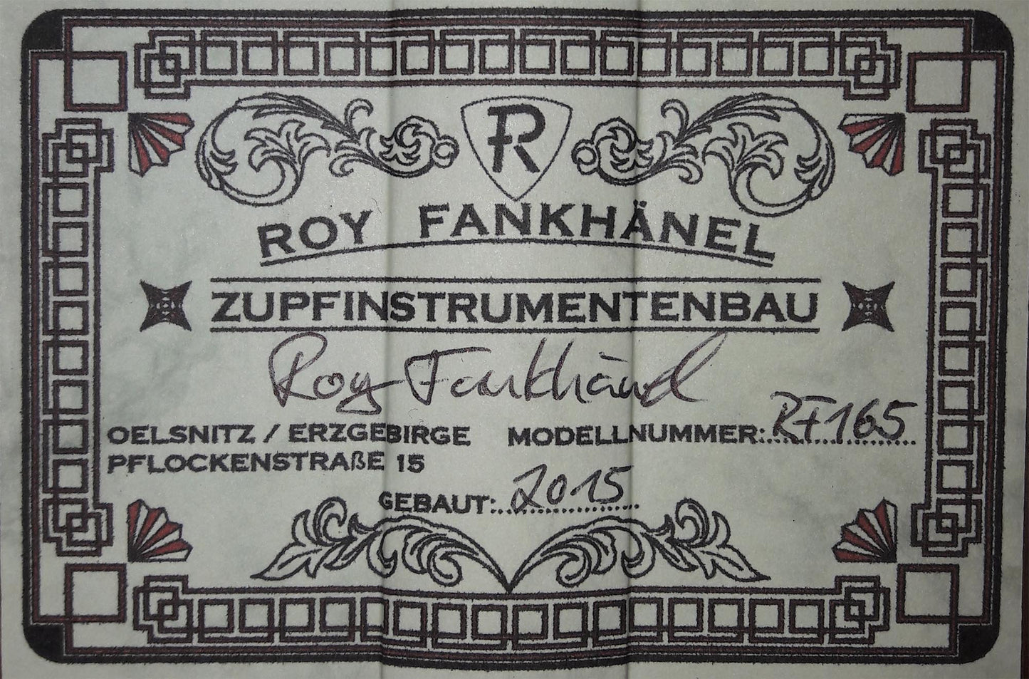 Roy Fankhänel - 2015