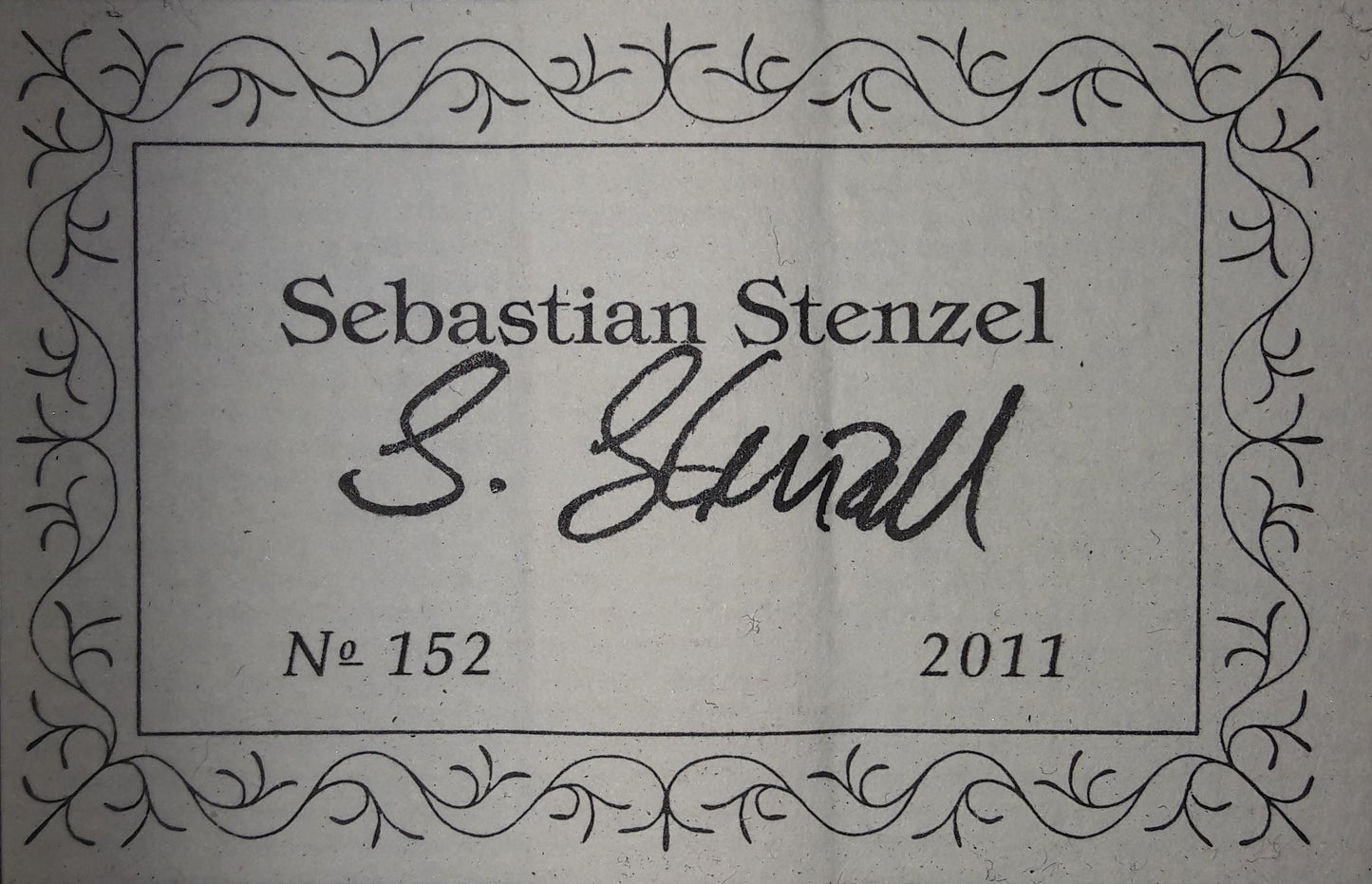 Sebastian Stenzel – 2011