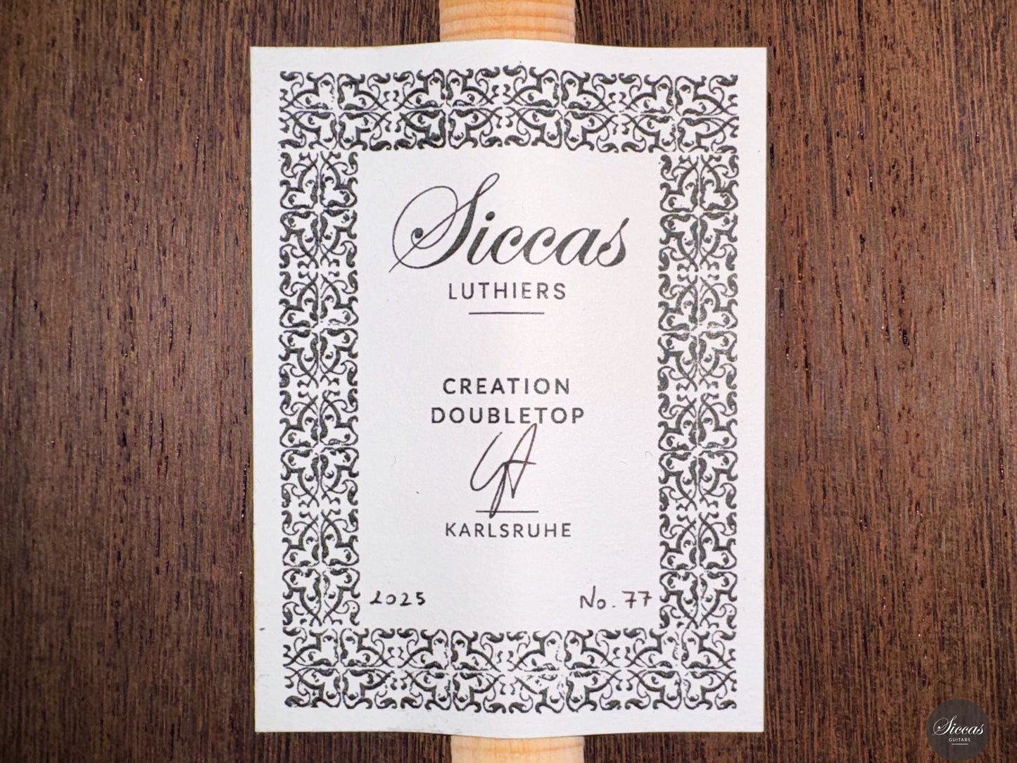 Siccas Luthiers - Creation Doubletop Spruce 64 cm