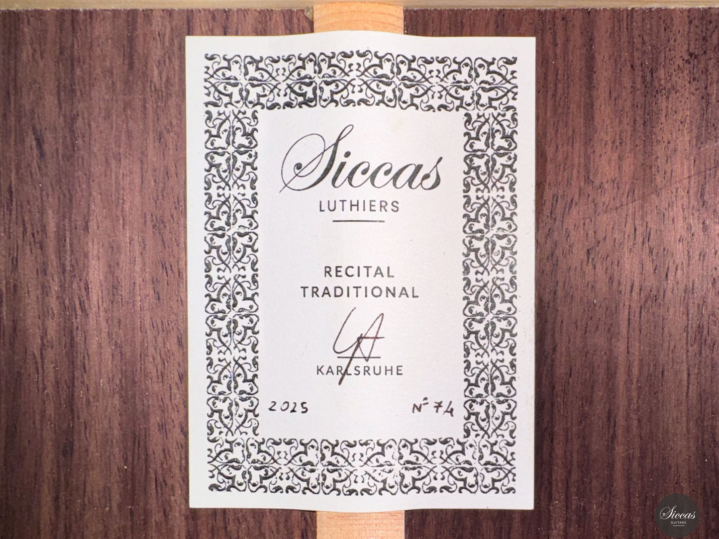 Siccas Luthiers - Recital Traditional Spruce