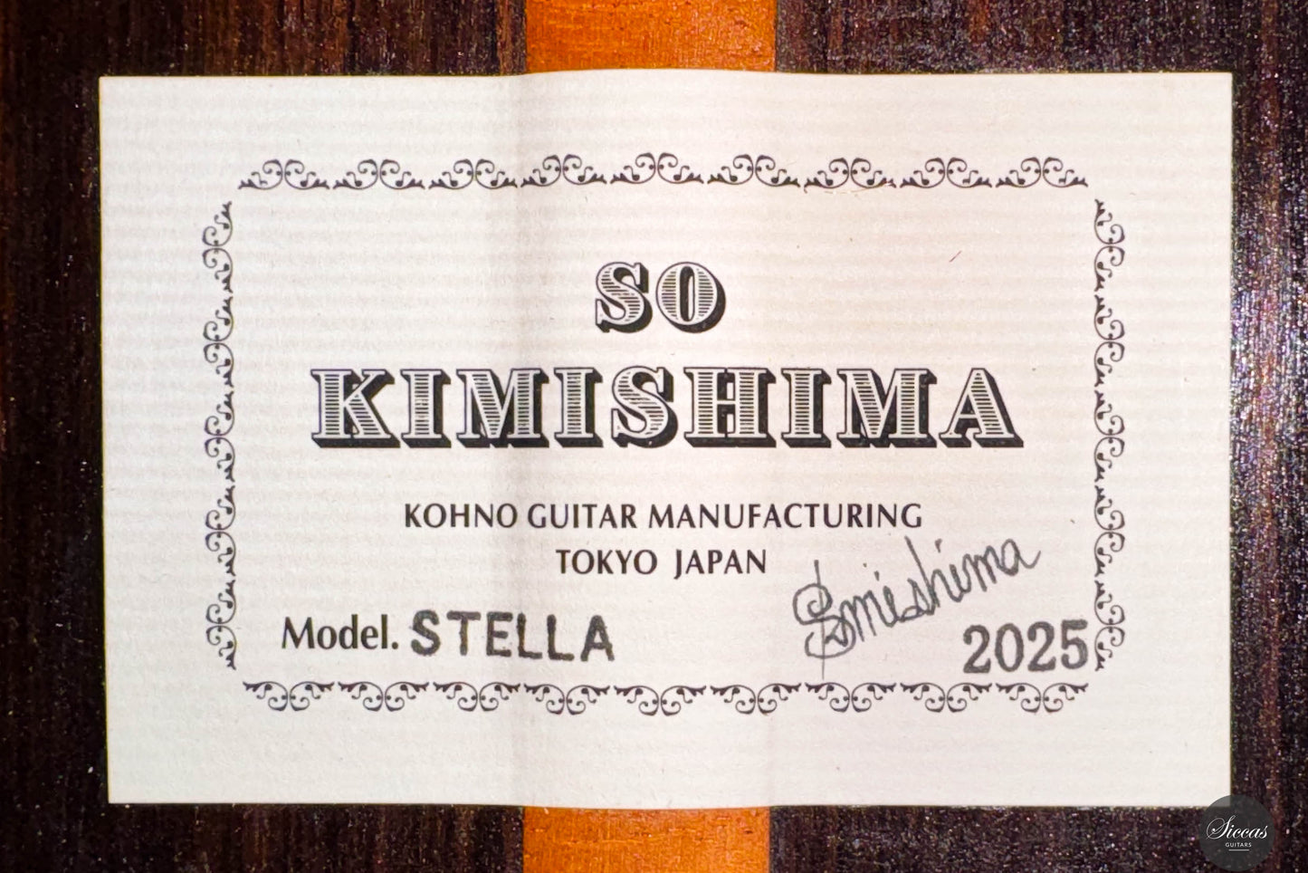 So Kimishima - 2025 - Stella Cedar 64 cm