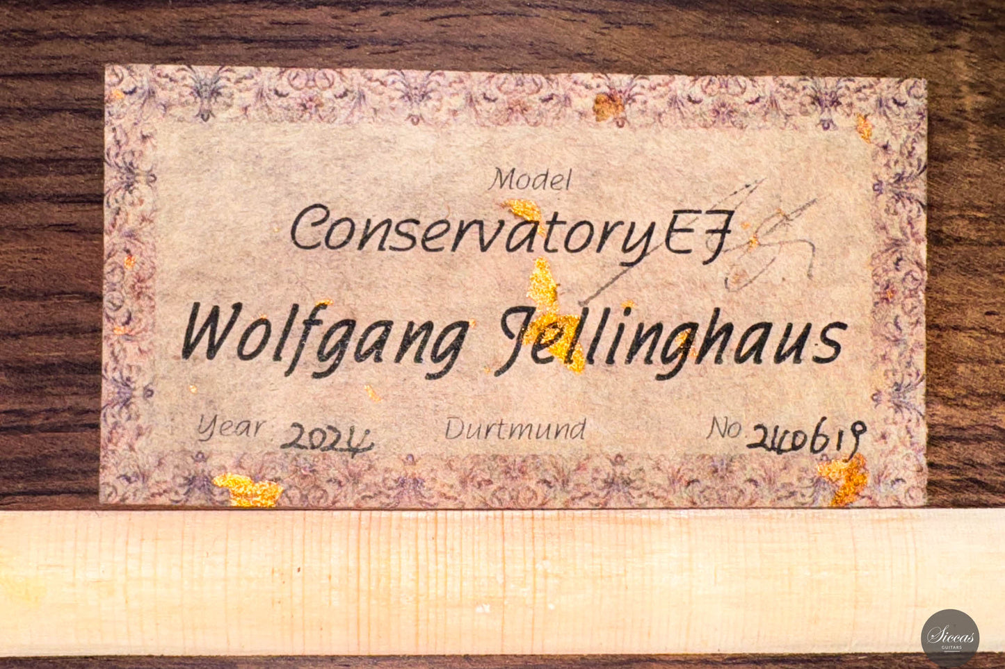 Wolfgang Jellinghaus - 2024 Conservatory EF