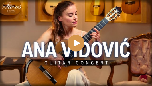 A Concert Video with Ana Vidovic at Siccas Guitars