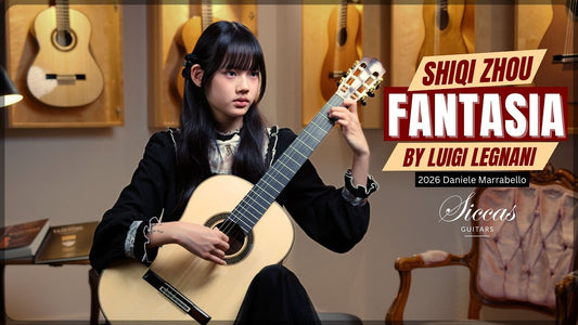 Shiqi Zhou playing Legnani's Fantasia Op. 19 on a Daniele Marrabello guitar