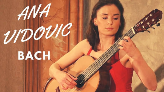 Ana Vidović playing the Prelude from Cello Suite No. 1 BWV 1007 by Bach on classical guitar