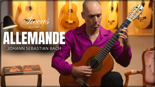 Jorge Caballero playing the Allemande BWV 1013 by Bach on a 2013 Andrea Tacchi guitar