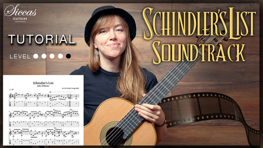 Schindler's List Theme on Classical Guitar — Tutorial
