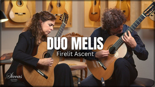 Duo Melis playing the world premiere of Firelit Ascent by Tudor-Mihai Gliga
