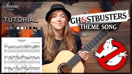 Ghostbusters Theme on Classical Guitar — Tutorial