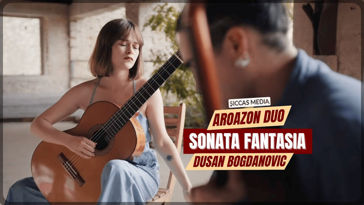 Aroazon Duo playing Sonata Fantasia by Dušan Bogdanović on two guitars