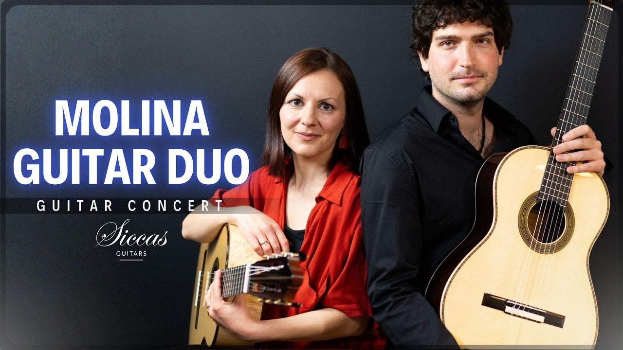 Molina Guitar Duo playing works by Manuel María Ponce for two guitars