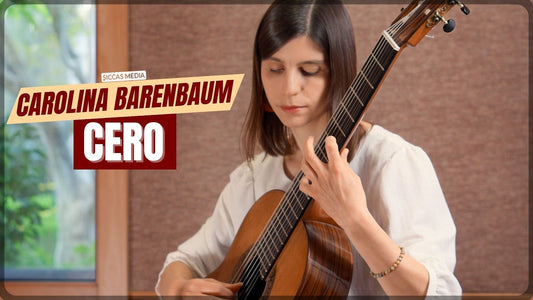 Carolina Barenbaum playing her composition Cero on classical guitar