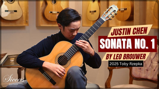 Justin Chen playing the Toccata from Leo Brouwer's Sonata No. 1 on a Toby Rzepka guitar