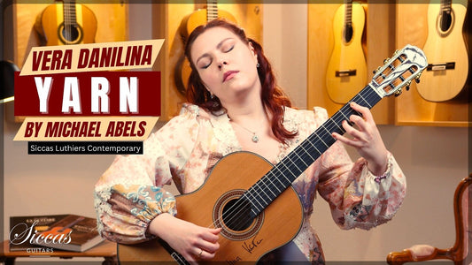 Vera Danilina playing Yarn by Michael Abels on a Siccas Luthiers guitar
