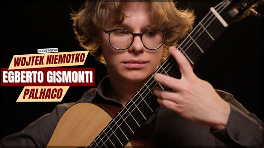 Wojtek Niemotko playing Palhaço by Egberto Gismonti on classical guitar