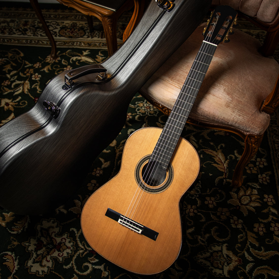 Siccas Luthiers - Creation Doubletop Cedar - Front view