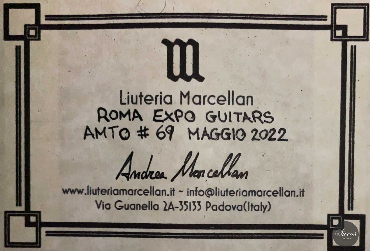 Andrea Marcellan - 2022 No. 69 "Gran Concerto"