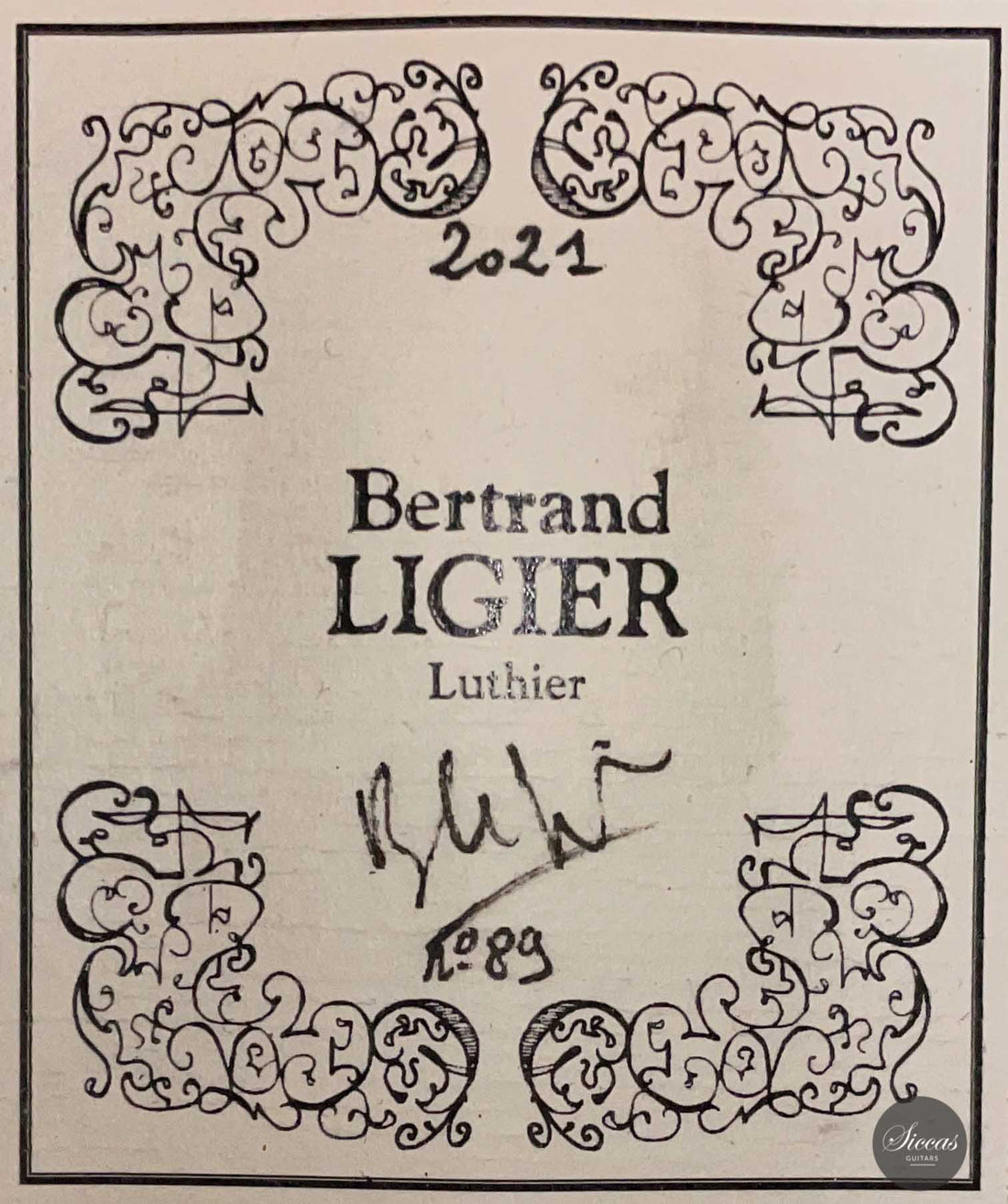 Bertrand Ligier - 2021 No. 89