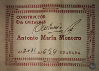 Antonio Marin Montero - 2011 Flamenca Negra