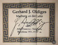 Gerhard J. Oldiges - 2017