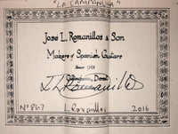 José Luis Romanillos - 2016 La Campanula