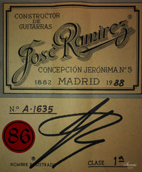 José Ramirez - 1988 1A 65cm