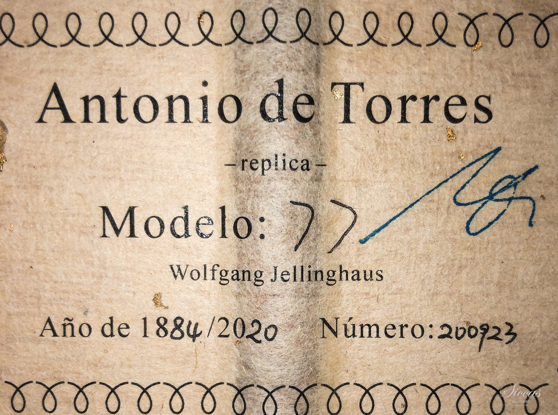 Wolfgang Jellinghaus - "Torres 77" Spruce / Maple Antique